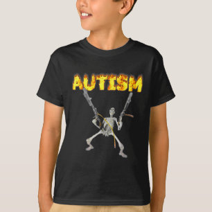 Autisme Skelet Grappig Vreemd Specifiek Dank Meme T-shirt