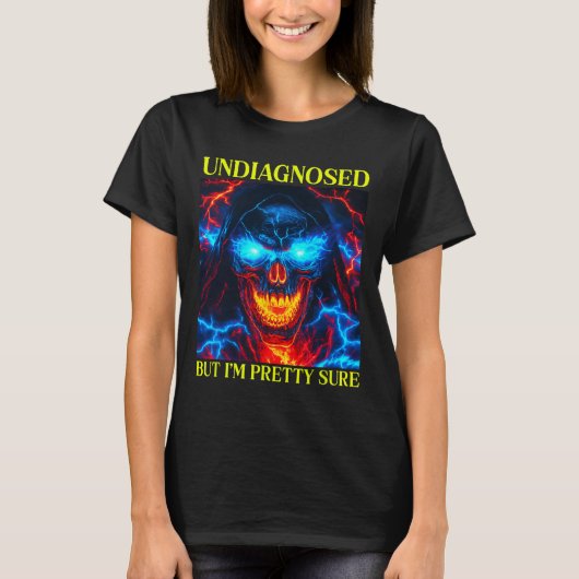 Autisme Skelet Meme 1 T-shirt (Voorkant)
