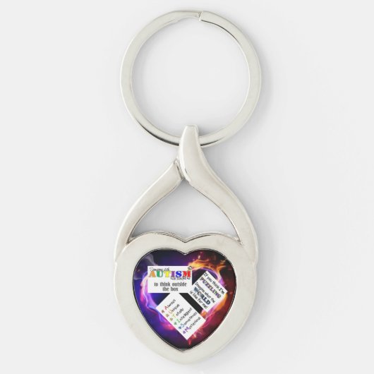 Autisme Sleutelhanger (Voorkant)