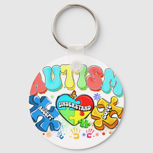 autisme  sleutelhanger (Voorkant)