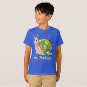 Autisme Snail - bewerkbare bijschrift T-shirt (Voorkant volledig)