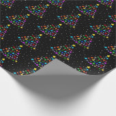 Autisme Sneeuwvlok Kerstboom Cadeaupapier (Hoek)