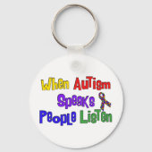 Autisme Speaks Sleutelhanger (Voorkant)