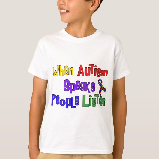 Autisme Speaks T-shirt (Voorkant)