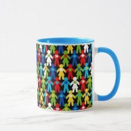 Autisme Spectrum Awareness Puzzle Coffee Cup Mok