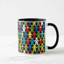 Autisme Spectrum Awareness Puzzle Coffee Cup Mok