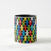 Autisme Spectrum Awareness Puzzle Coffee Cup Mok (Midden)