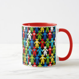 Autisme Spectrum Awareness Puzzle Coffee Cup Mok