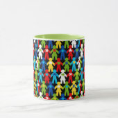 Autisme Spectrum Awareness Puzzle Coffee Cup Mok (Midden)
