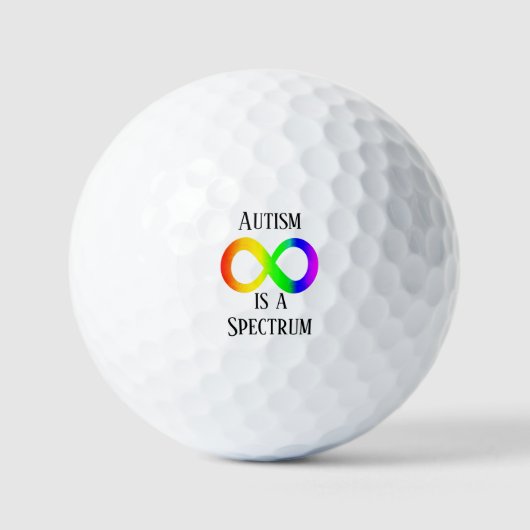 Autisme Spectrum Bewustzijn Golfbal Golfballen (Voorkant)