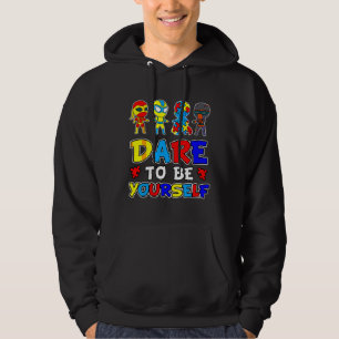 Autisme Spectrum Disorders Superheld Puzzle Autist Hoodie
