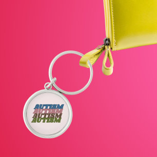 Autisme Spectrum Geniet van kleurrijk Sleutelhanger