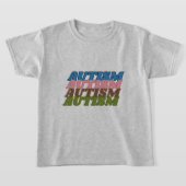 Autisme Spectrum Geniet van kleurrijk T-shirt (Laagn)