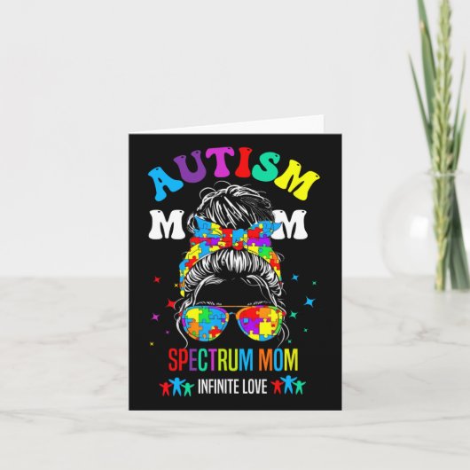 Autisme spectrum moeder oneindige liefde autisme b kaart (Voorkant)