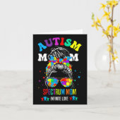 Autisme spectrum moeder oneindige liefde autisme b kaart (Gele Bloem)