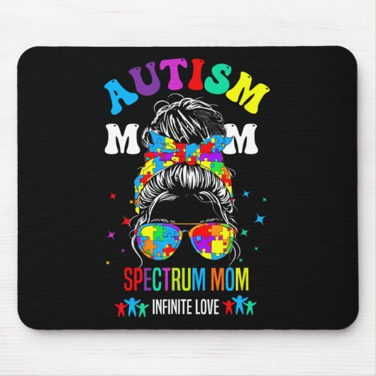 Autisme spectrum moeder oneindige liefde autisme b muismat (Voorkant)