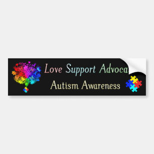 Autisme Spectrum Tree Bumpersticker