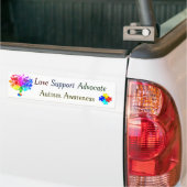 Autisme Spectrum Tree Bumpersticker (Op Truck)