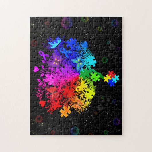 Autisme Spectrum Tree Legpuzzel (Verticaal)