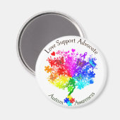Autisme Spectrum Tree Magneet (Voorkant / Achterkant)