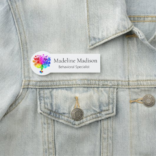 Autisme Spectrum Tree Naamplaatje (In situ)