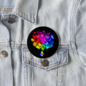 Autisme Spectrum Tree Ronde Button 7,6 Cm (In situ)
