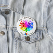 Autisme Spectrum Tree Ronde Button 7,6 Cm (In situ)