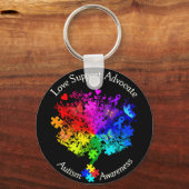 Autisme Spectrum Tree Sleutelhanger (Voorkant)