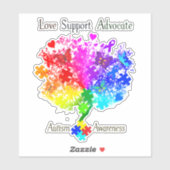 Autisme Spectrum Tree Sticker (Vel)