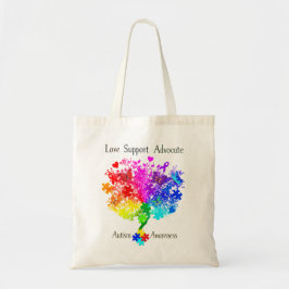 Autisme Spectrum Tree Tote Bag
