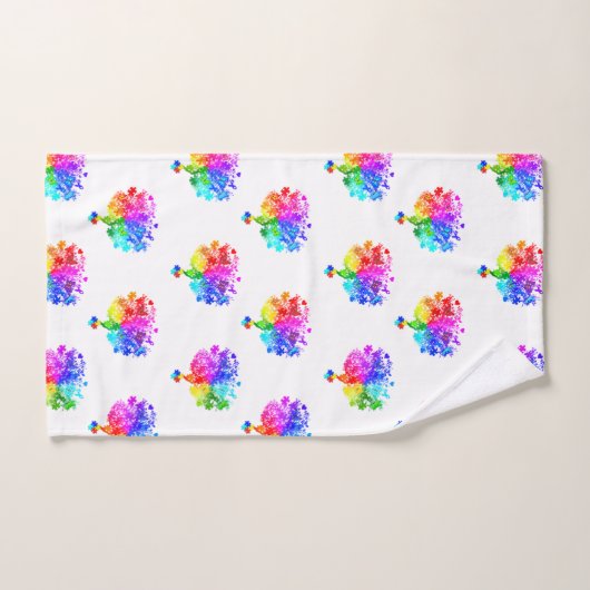 Autisme Spectrum Trees Bad Handdoek (Handdoek)