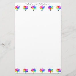 Autisme Spectrum Trees Briefpapier