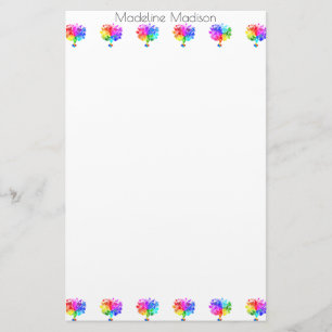 Autisme Spectrum Trees Briefpapier