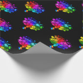 Autisme Spectrum Trees Cadeaupapier (Hoek)