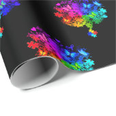 Autisme Spectrum Trees Cadeaupapier (Rol Hoek)