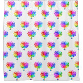 Autisme Spectrum Trees Douchegordijn (Voorkant)