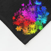 Autisme Spectrum Trees Fleece Deken (Hoek)