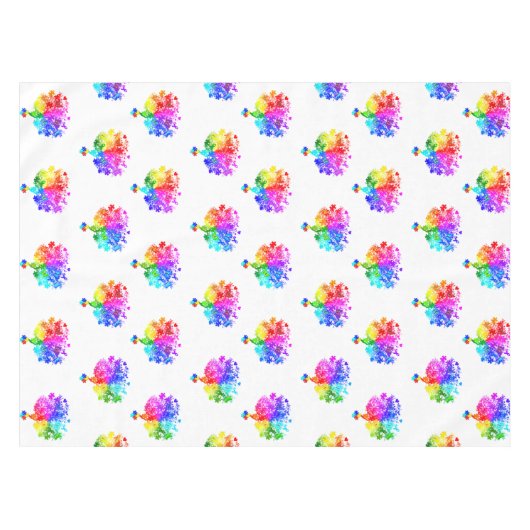 Autisme Spectrum Trees Tafelkleed (Voorkant (Horizontaal))