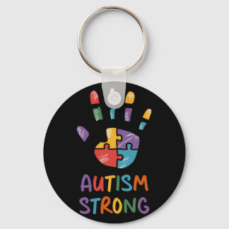 Autisme Sterk Sleutelhanger