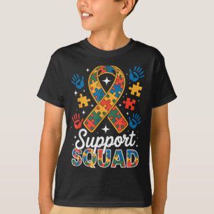 Autisme steun squad puzzel lint bewustzijn t-shirt