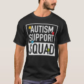 Autisme Steun Team Autisme Ouder Steun T-shirt (Voorkant)