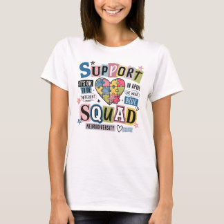 Autisme Steun Team Het Is OK Om Anders Te Zijn Har T-shirt