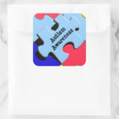 Autisme Stickers over puzzelstukjes (Tas)