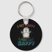 Autisme stimulerende pinguïn ik krijg flappy als i sleutelhanger (Voorkant)