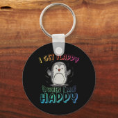 Autisme stimulerende pinguïn ik krijg flappy als i sleutelhanger (Voorkant)