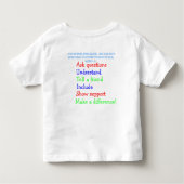 Autisme stinkt soms! kinder shirts (Achterkant)