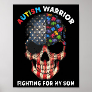 Autisme Strijder Vechten Voor Mijn Zoon Geschenken Poster