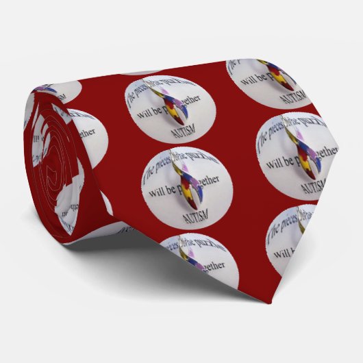 autisme stropdas (Opgerold)