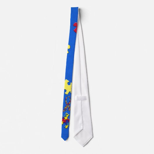 Autisme Stropdas (Achterkant)