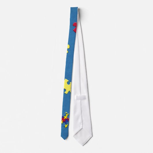 Autisme Stropdas (Achterkant)